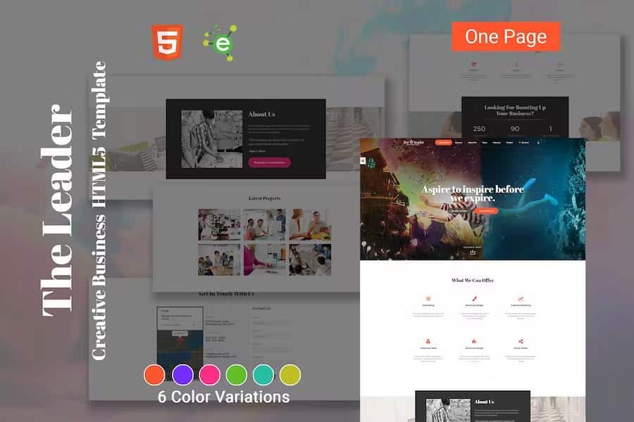 The Leader - Creative Business HTML Template