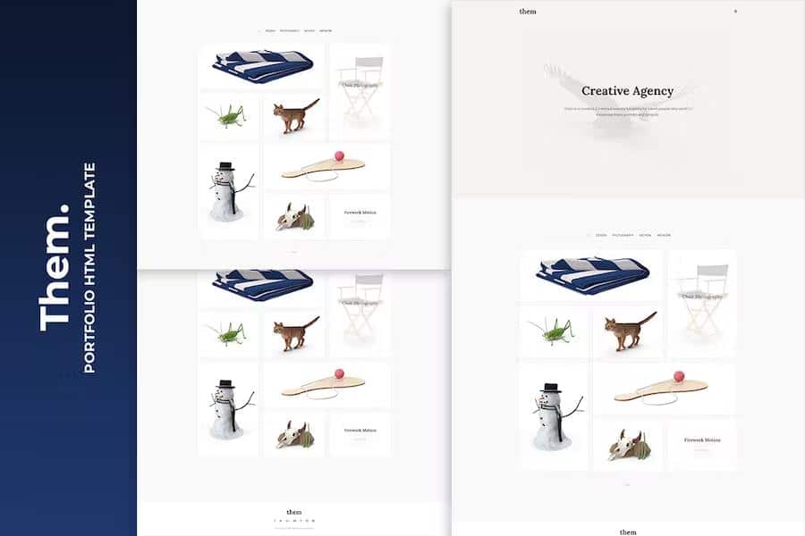Them - Minimal and Creative Portfolio HTML Template
