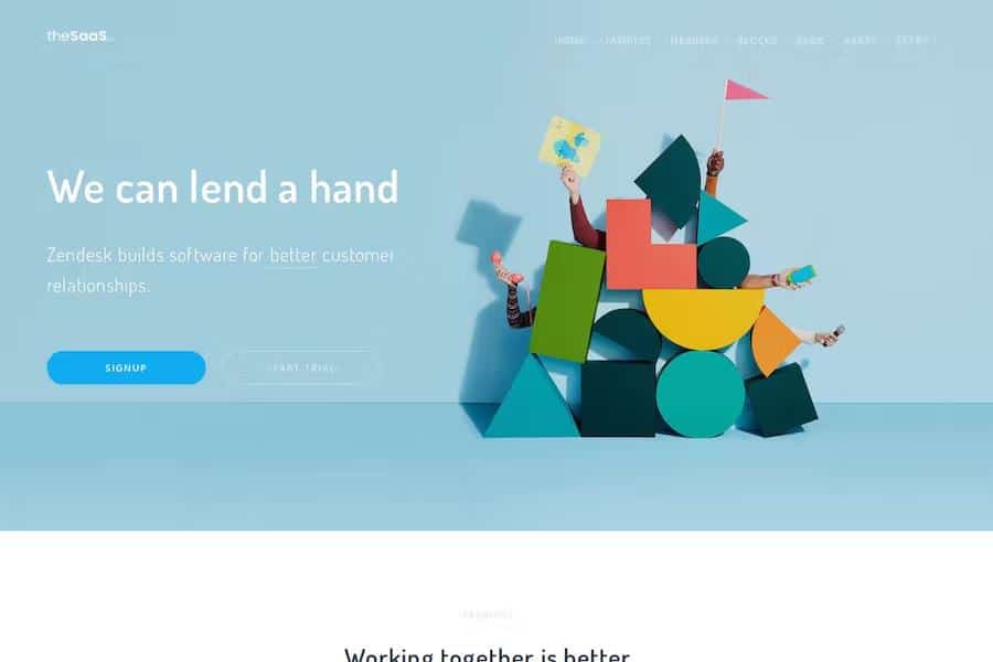 TheSaaS - Responsive SaaS, Software & WebApp Drupal 9 Themes product preview