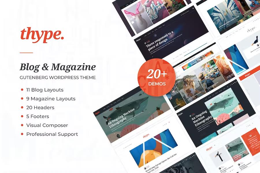 Thype - Personal Blog WordPress