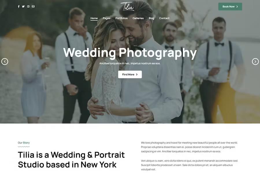 Tilia - Wedding Photography Portfolio listing image