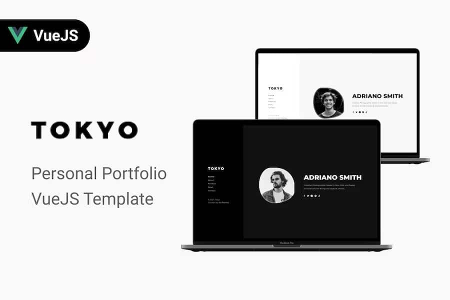 Tokyo - Personal Portfolio VueJS  Template