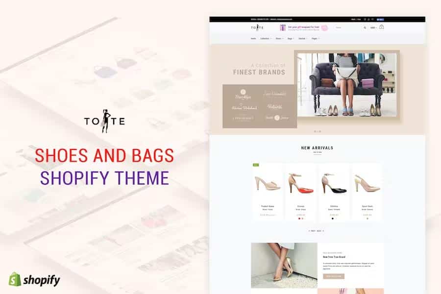 Tote - Bags & Shoes Shop Shopify Theme