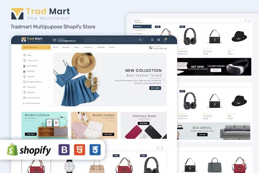 Tradmart - Shopify MultiPurpose Responsive Theme