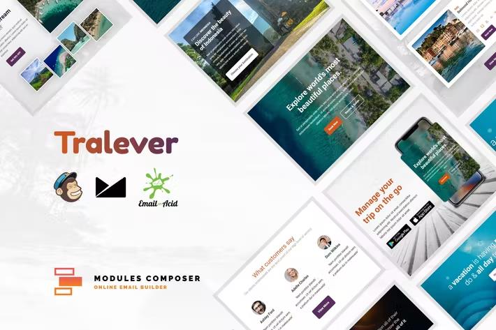 Tralever - Responsive Email for Agencies, Startups & Creative Teams with Online Builder