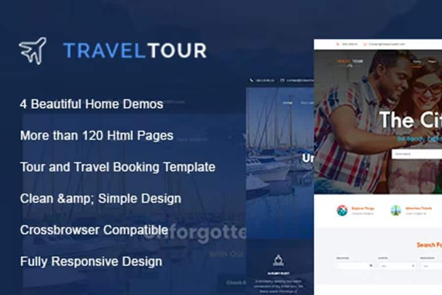 Travel Tour - HTML Template