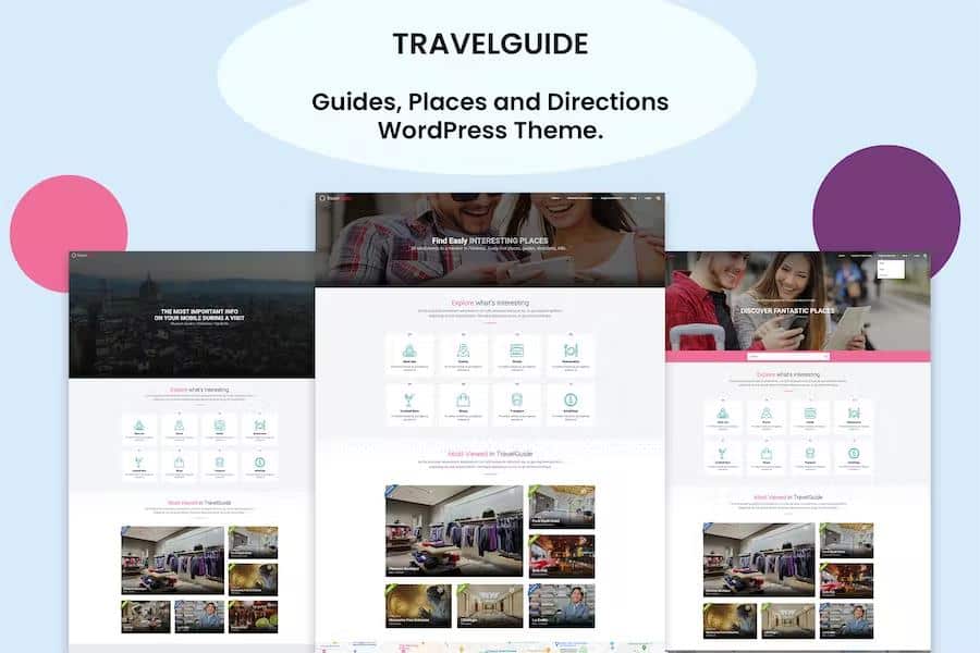 TRAVELGUIDE - Guides, Places and Directions WordPress Theme