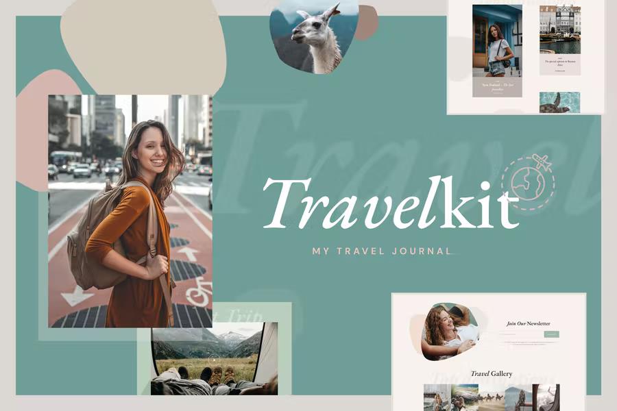 TravelKit - Journal & Blog Template Kit for Elementor product preview