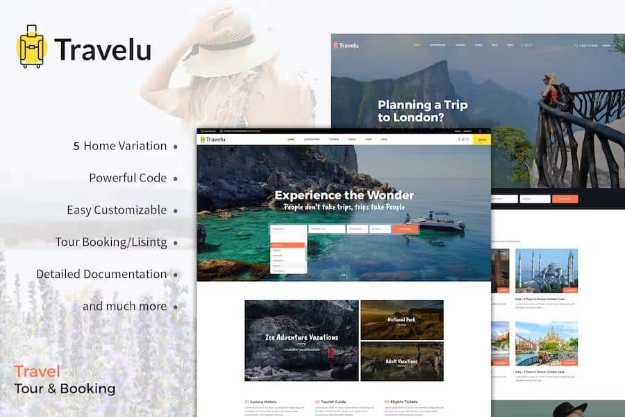 Travelu - Tour Booking HTML Template