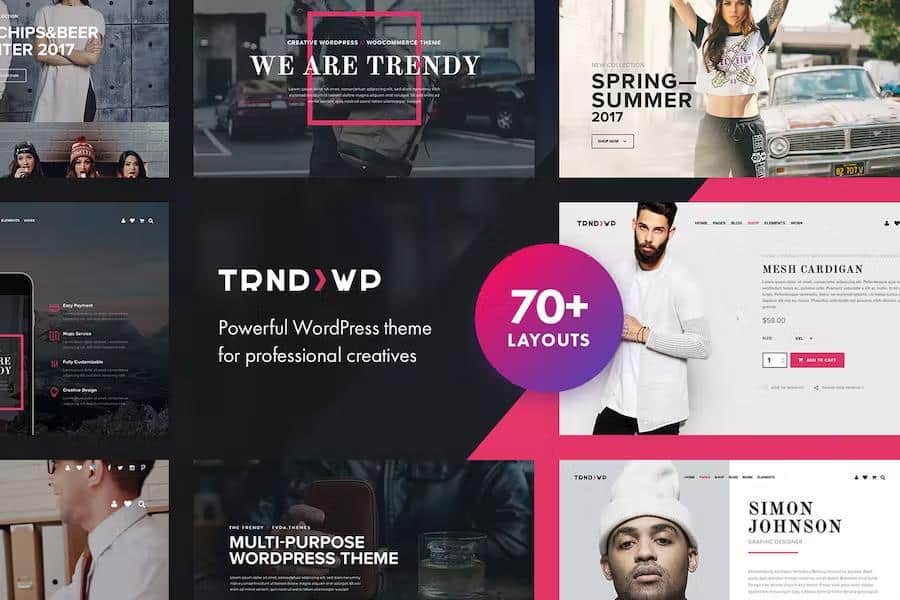 Trendy - Creative Multi-Purpose WordPress Theme
