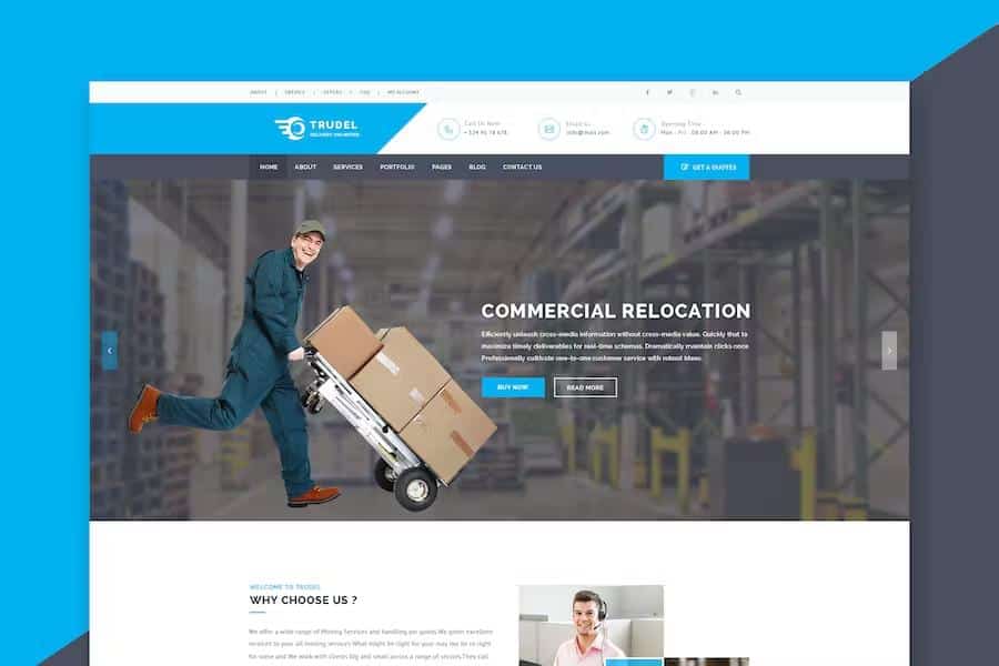 Trudel - Moving Business HTML Template