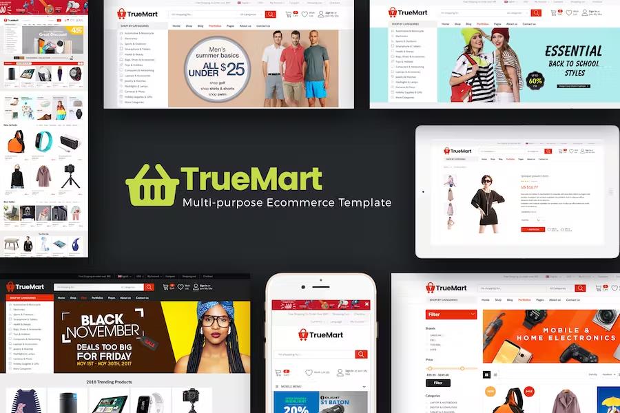 TrueMart - Mega Shop OpenCart Theme (Included Color Swatches)