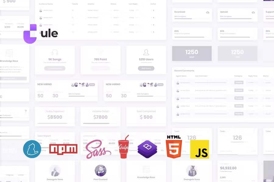 Ule - Dashboard Template for Bootstrap