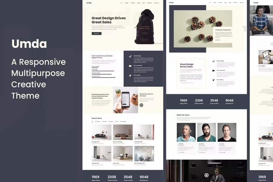 Umda - Responsive Multipurpose Creative Theme - Creative