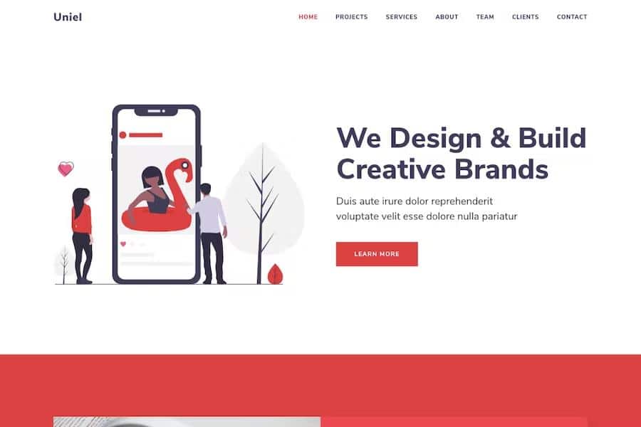 Uniel - Digital Agency HTML5 Responsive Template