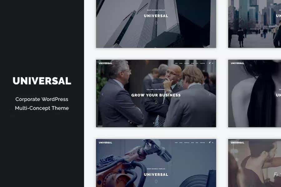 Universal - Corporate WordPress Multi-Concept Theme
