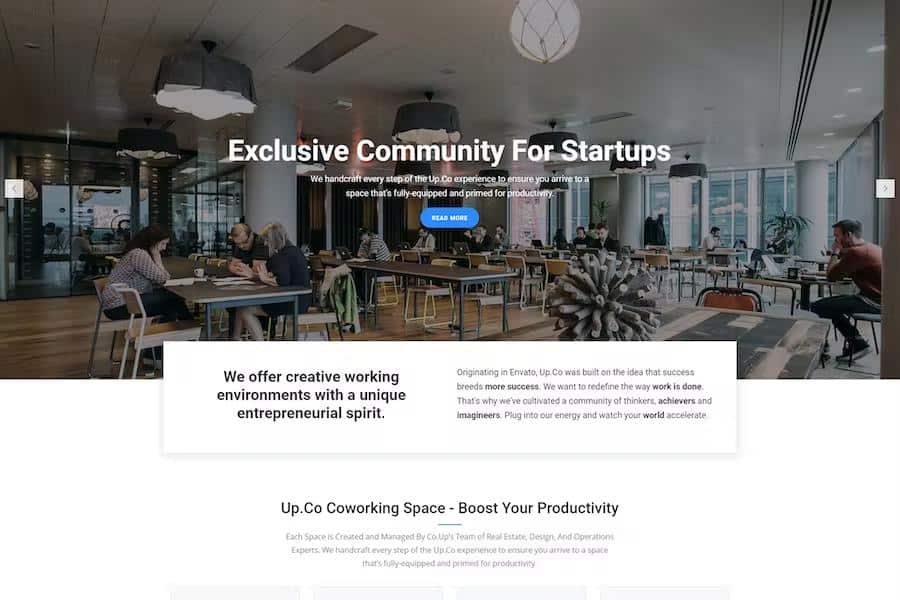 Upco - Creative Office Space & Business Drupal 9 Theme