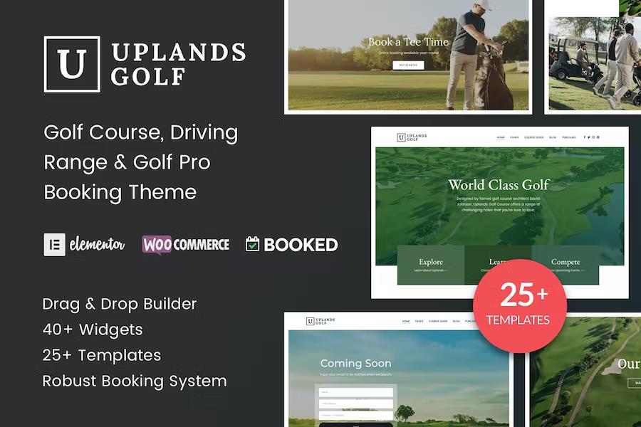 Uplands - Golf Course WordPress Theme