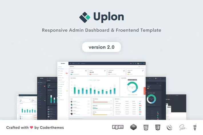 Uplon - Admin & Dashboard Template