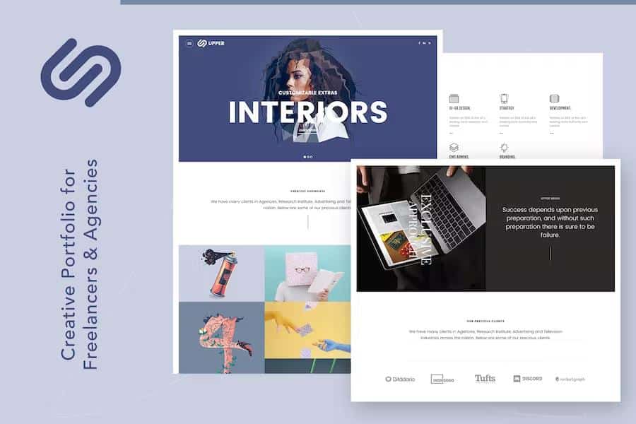 Upper - Modern & Comprehensive Portfolio