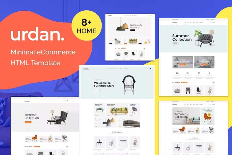 Urdan - Minimal eCommerce HTML Template