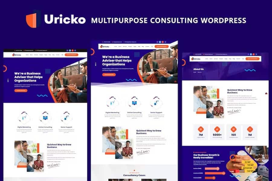 Uricko - Multipurpose Consulting WordPress