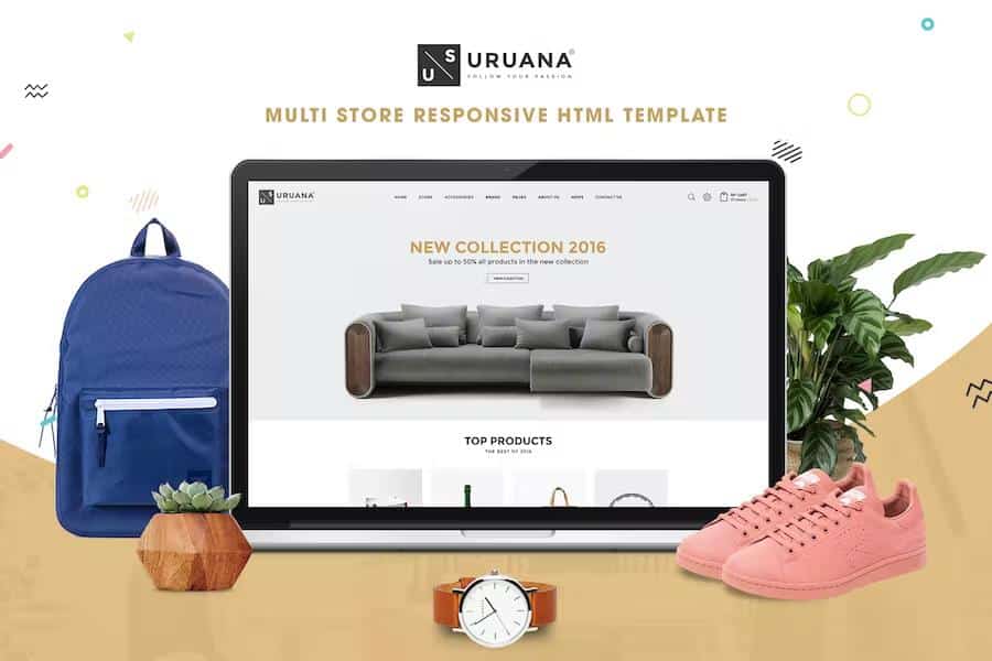 Uruana - Multi Store Responsive HTML Template