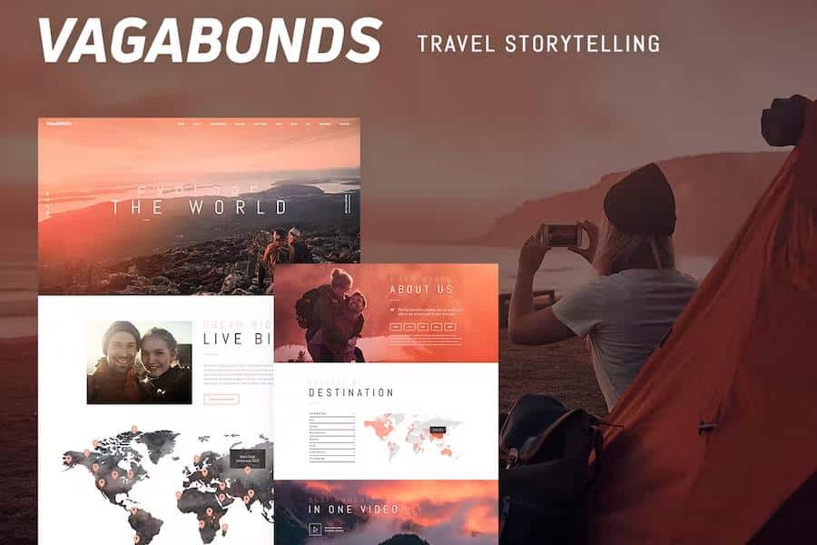 Vagabonds - Personal Travel & Lifestyle Blog WordPress Theme