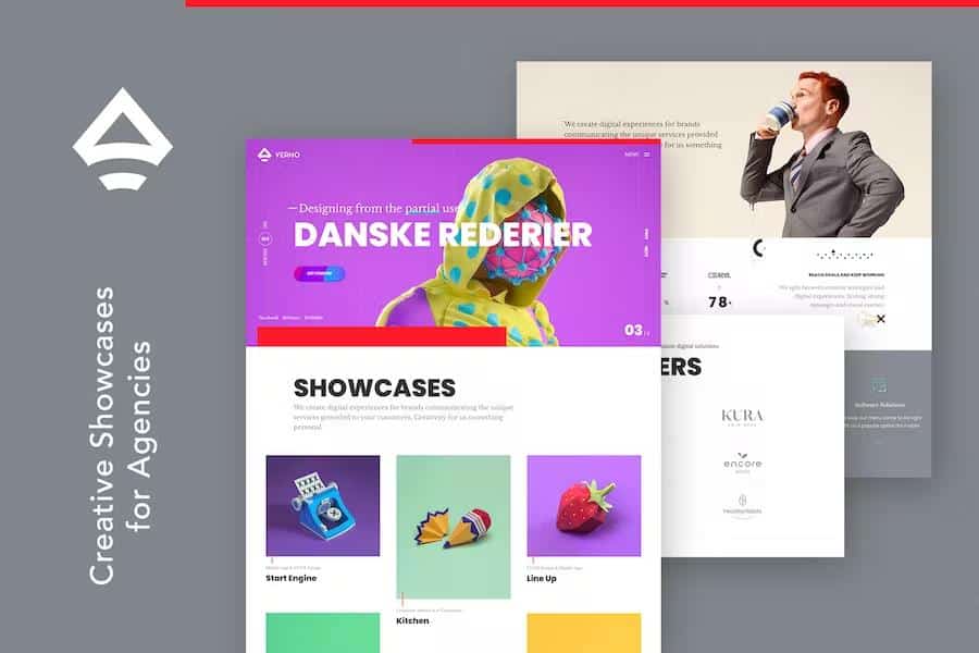 Verno - Creative Showcases for Agencies