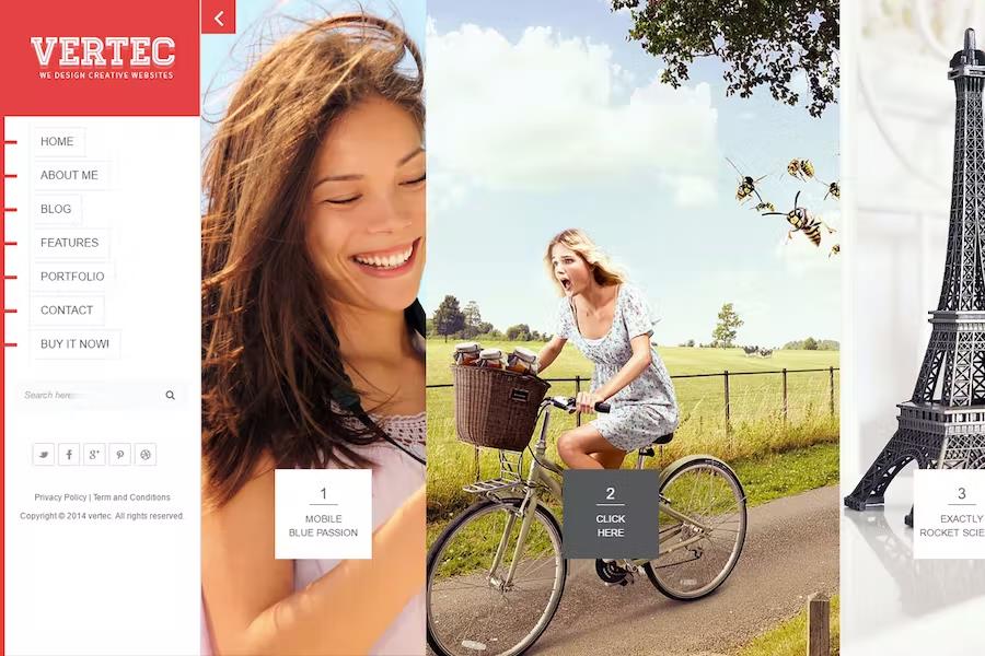 Preview image for Vertec - Creative Portfolio Template