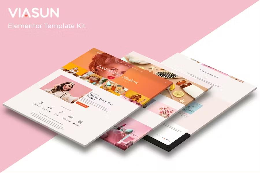 Preview image for Viasun - Single Product Elementor Pro Template Kit
