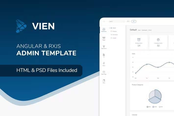 Vien - Angular 10 Admin Template