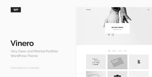 Vinero - Very Clean and Minimal Portfolio WordPress Theme