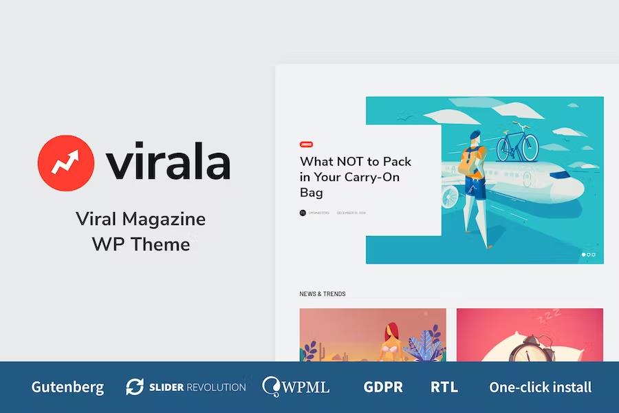Virala - Viral News & Magazine WordPress Theme