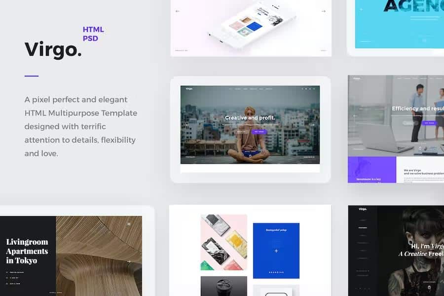 Virgo. - Multipurpose HTML Template