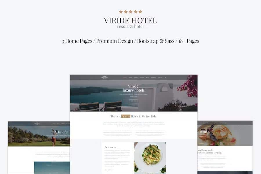 Viride - Hotel & Resort Premium HTML template