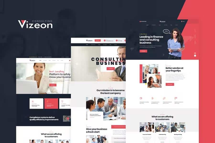 Vizeon - Business Consulting HTML Template