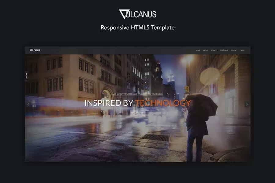 Vulcanus - Responsive HTML5 Template