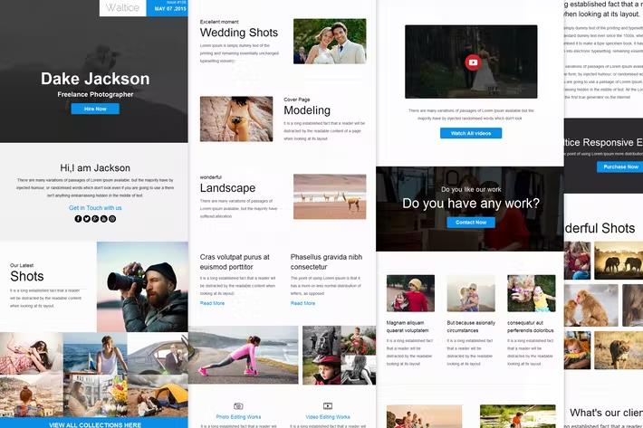 Waltice - Responsive Email + Themebuilder Access