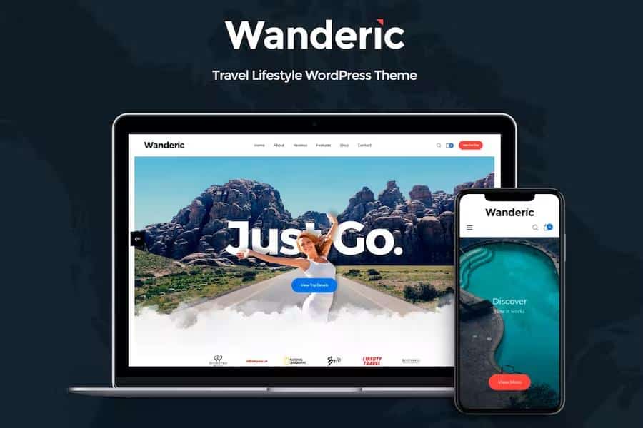 Wanderic - Travel Blog & Lifestyle WordPress Theme