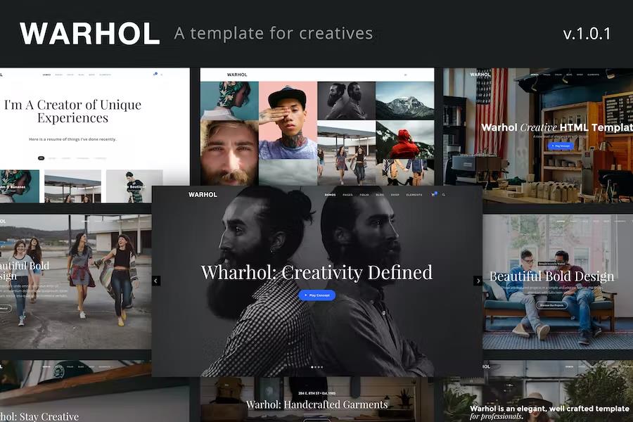 Warhol - Creative Multipurpose HTML Template