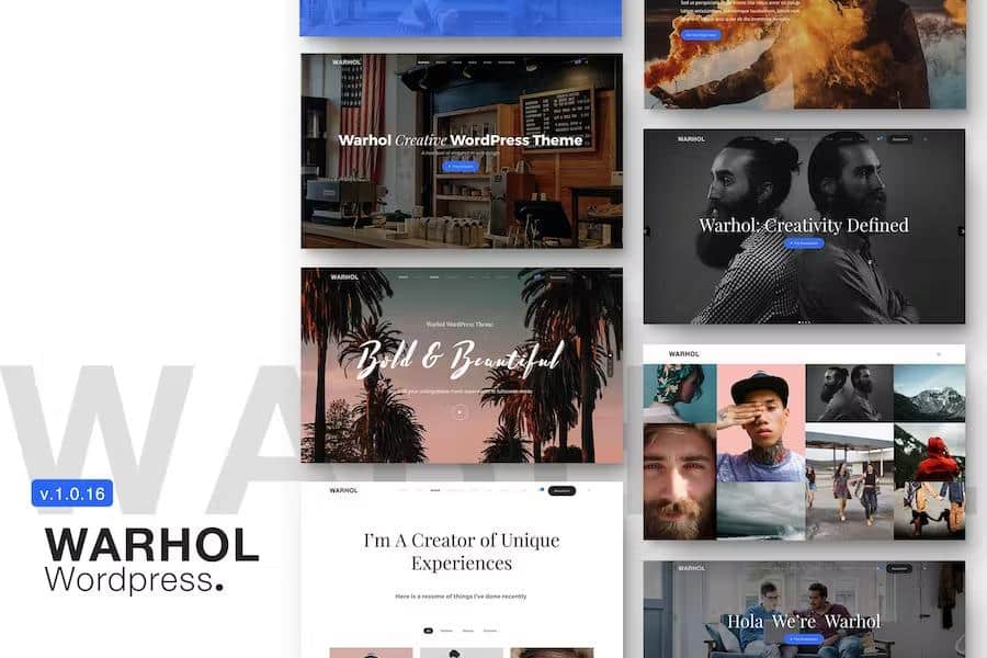 Warhol - Responsive Multipurpose WordPress Theme for Creatives