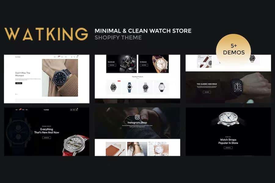 Watking - Minimal & Clean Watch Store Shopify Theme