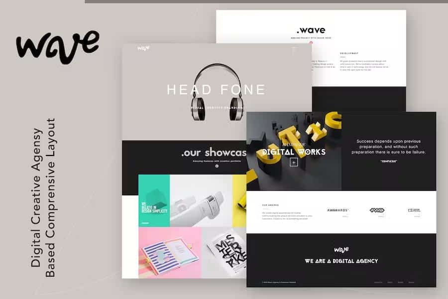 Wave - Agency & Freelancer Portfolio listing image