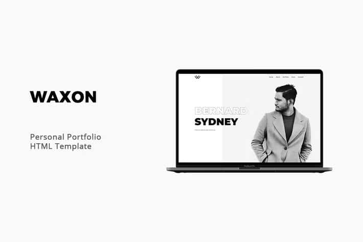 Waxon - Personal Portfolio HTML Template