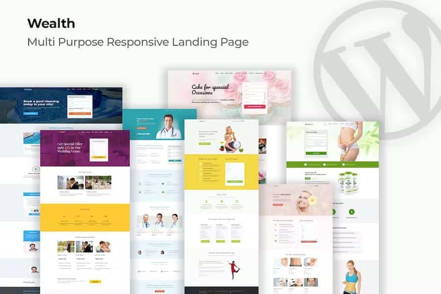 Wealth - Multi-Purpose Landing Page WordPress Theme