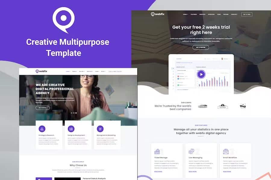 Webfix - Creative Multipurpose Template
