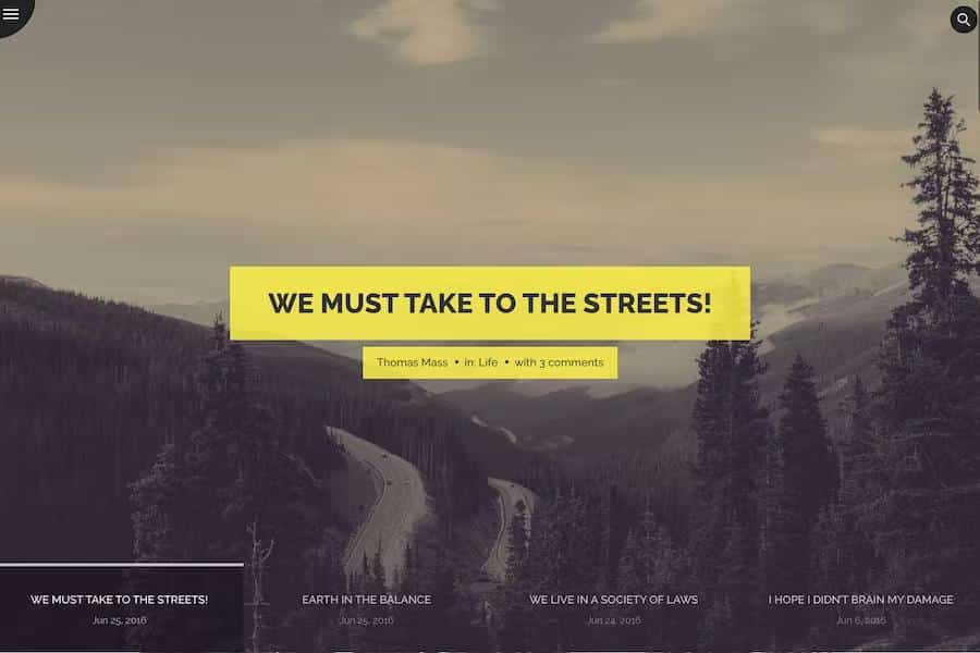 Wheats - WordPress easy blogging theme