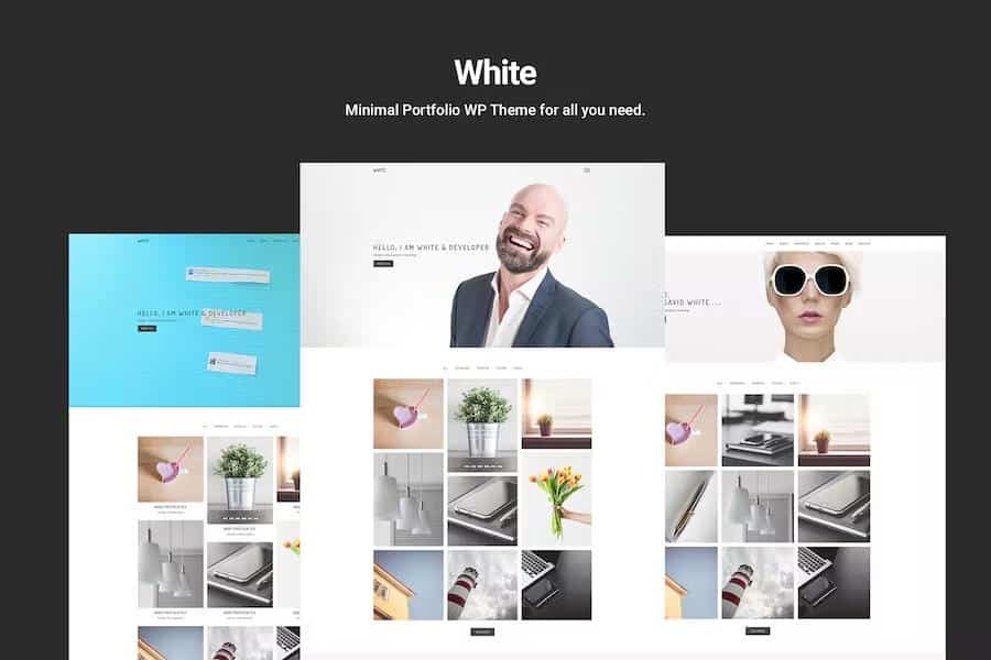White - Minimal Portfolio WordPress Theme