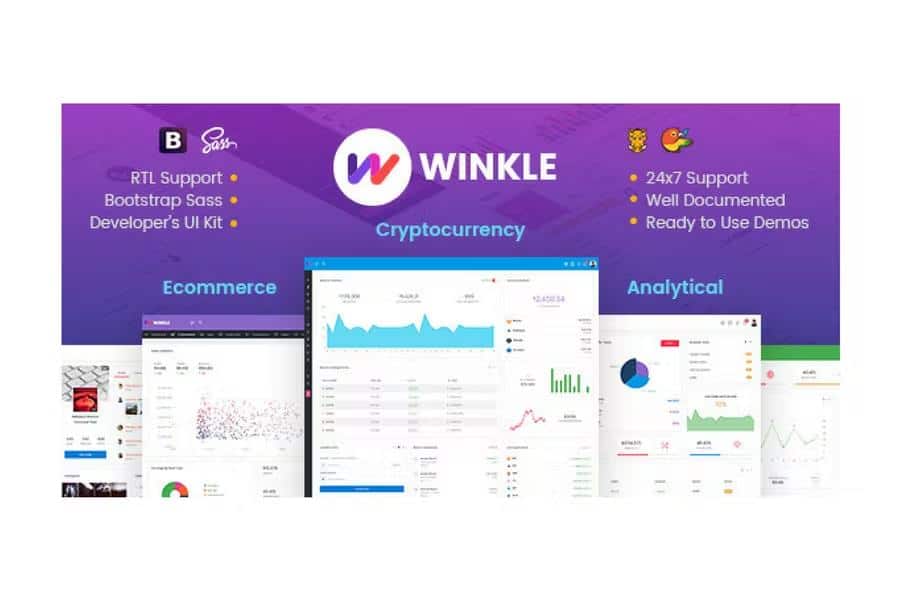 Winkle - Responsive Bootstrap Admin & Powerful UI Kit
